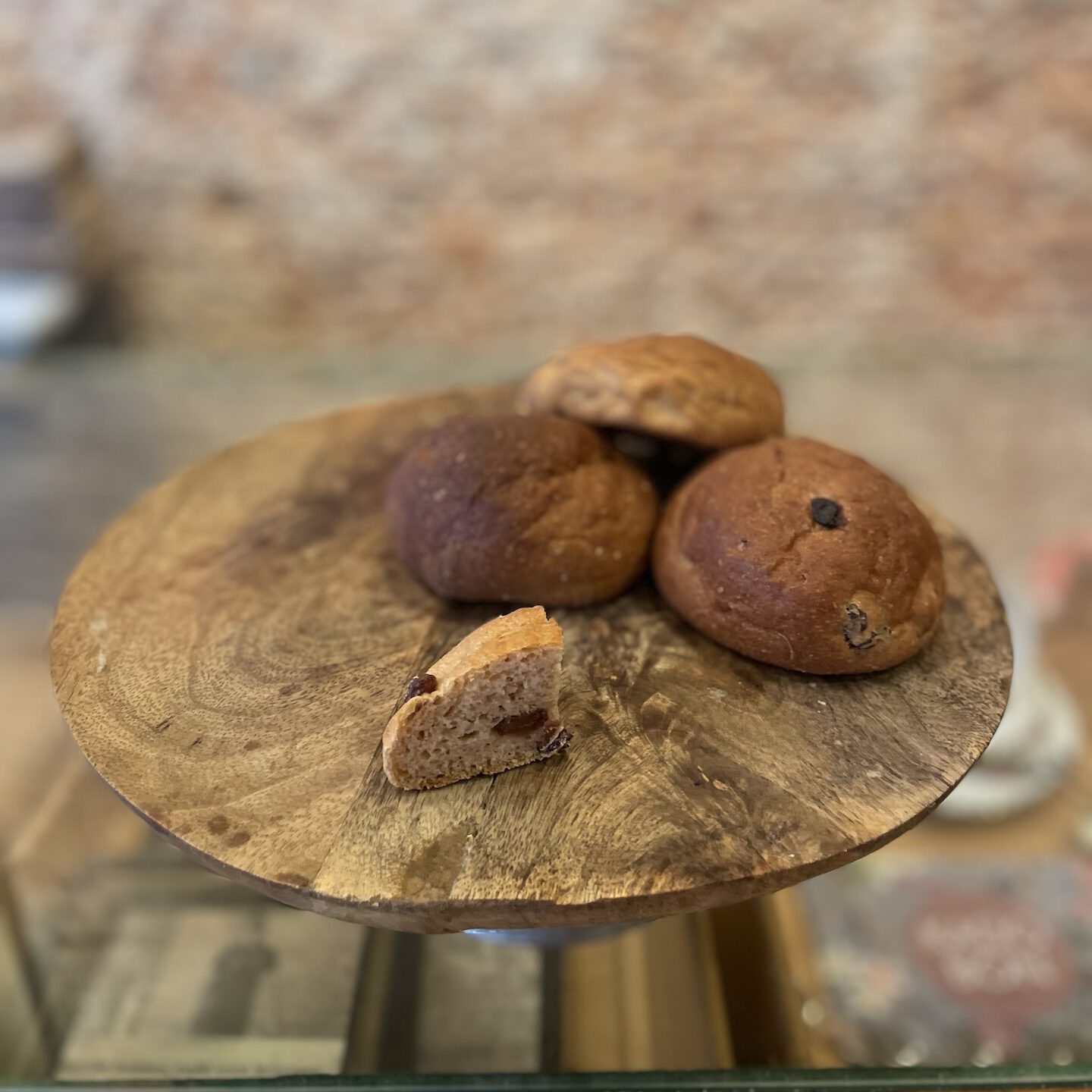 Krentenbollen per 4 stuks